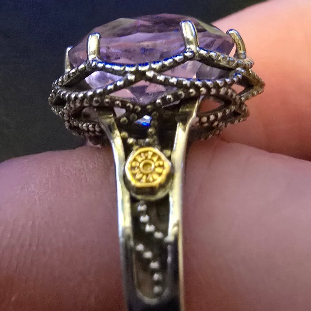 Tacori Amethyst size 8 ring